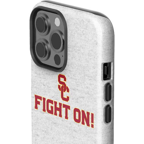 University of Southern California USC Fight On Grey iPhone 15 Pro Max Impact Case